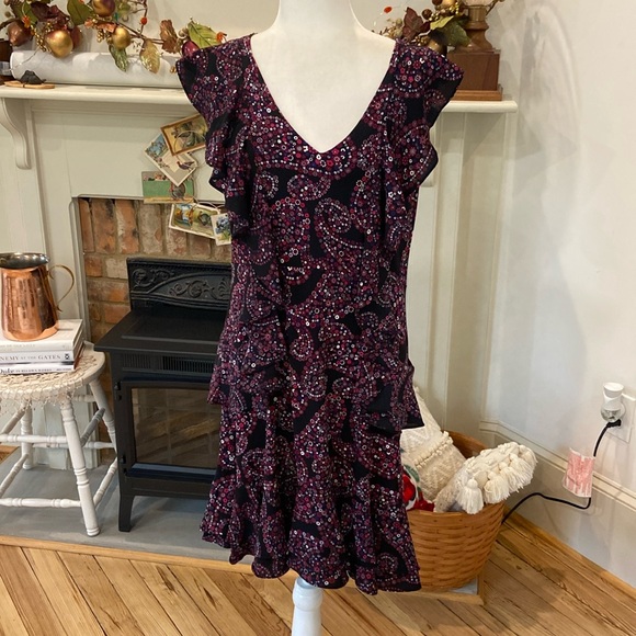 MICHAEL Michael Kors Floral Paisley Print
Cascade Dress size medium - Picture 3 of 9